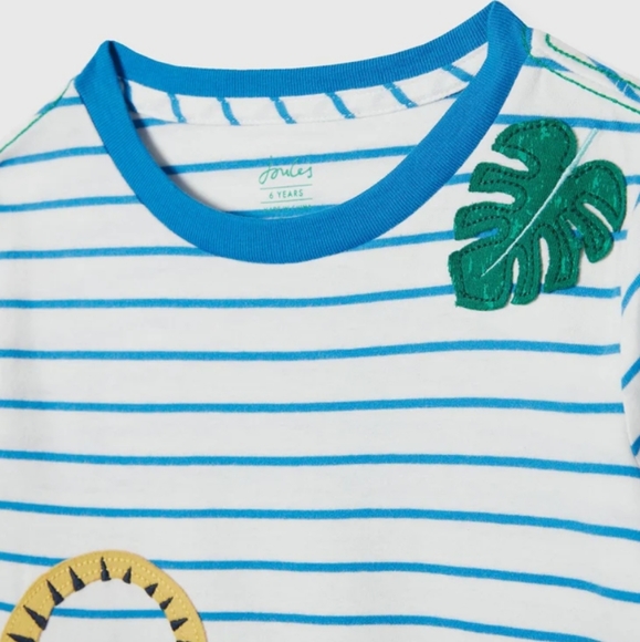 JOULES Chomp Long Sleeve Applique T-Shirt 7Y - Picture 4 of 5